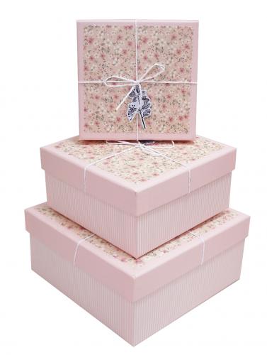 Набор подарочных коробок А-1905-4857 (Розовый)