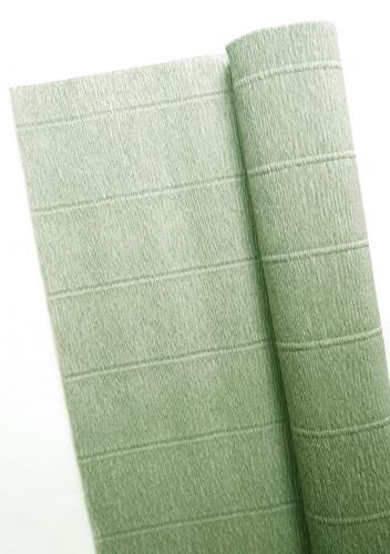 Креп бумага гофрированная серо-зелёная (562)