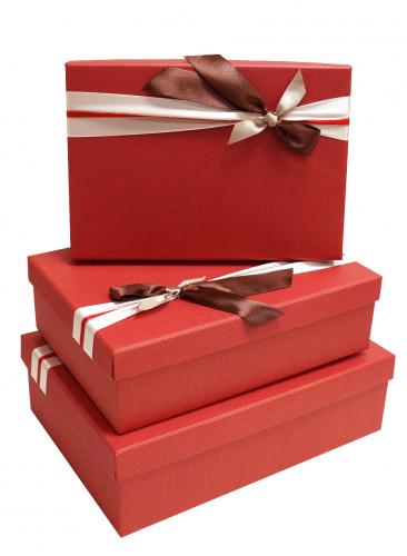 Набор подарочных коробок А-015-24/2 (Красный)