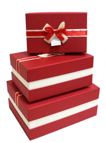 Набор подарочных коробок А-015-673/24 (Красный)