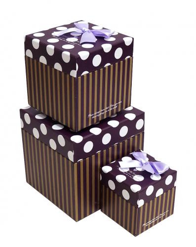 Набор подарочных коробок А-05101-3/5 (Фиолетовый)