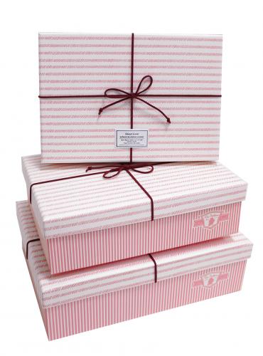 Набор подарочных коробок А-08195-33/34 (Розовый)