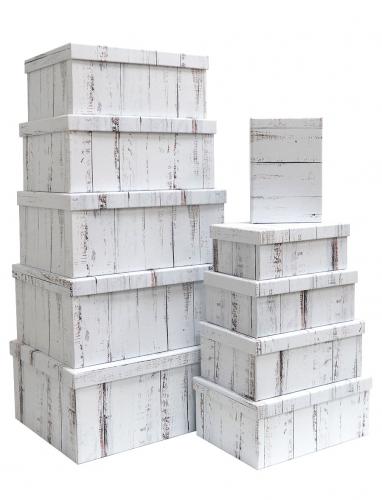 Набор подарочных коробок А-102 (Белые доски)
