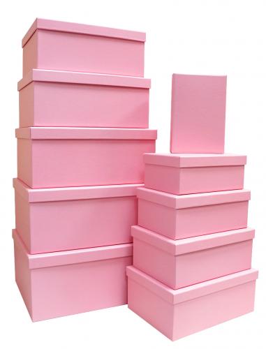 Набор подарочных коробок А-102 (Розовый)