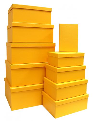 Набор подарочных коробок А-102 (Жёлтый)