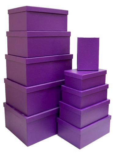 Набор подарочных коробок А-106 (Фиолетовый)