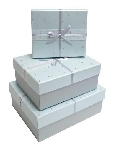 Набор подарочных коробок А-107-493/2 (Голубой)