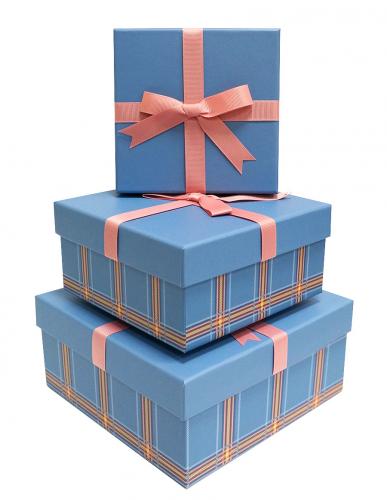 Набор подарочных коробок А-15-07225 (Голубой)