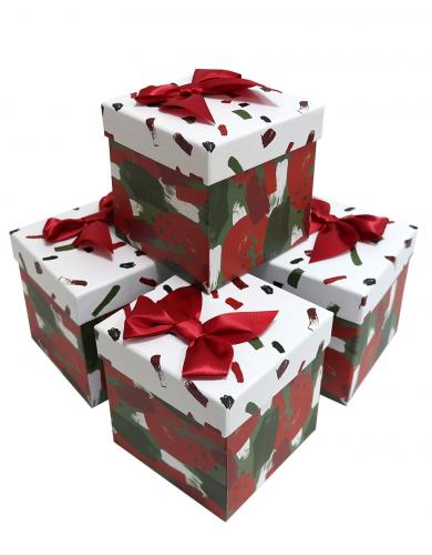 Набор подарочных коробок (один размер в упаковке) А-15-07226 (Белый)