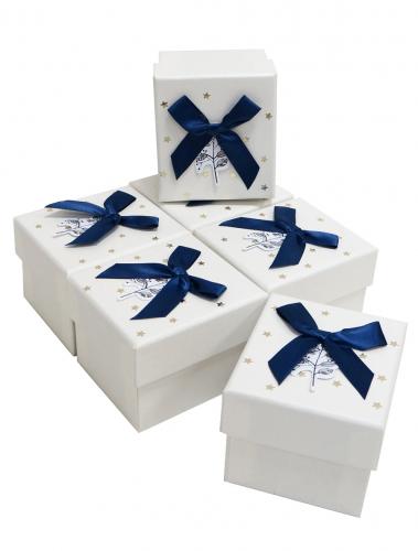 Набор подарочных коробок (один размер в упаковке) А-15-19069 (Белый)