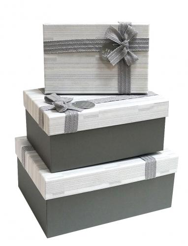 Набор подарочных коробок А-15-304/3 (Серый)
