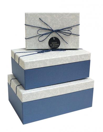 Набор подарочных коробок А-15-735/3 (Синий)