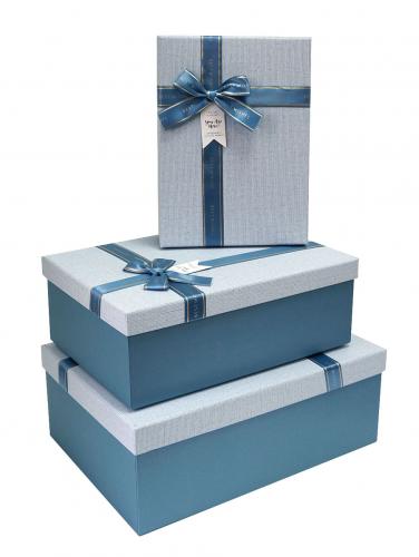 Набор подарочных коробок А-1505-499 (Голубой)
