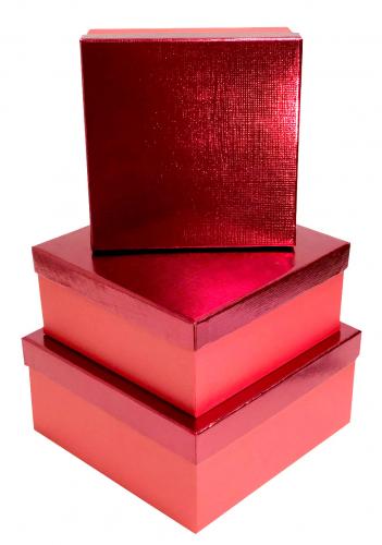 Набор подарочных коробок А-15313 (Красный)