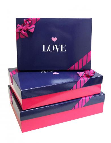 Набор подарочных коробок А-15742 (Фиолетовый)