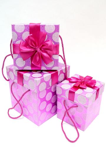 Набор подарочных коробок А-176 (Розовый)