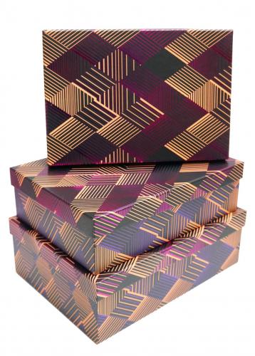 Набор подарочных коробок А-180113 (Фиолетовый)