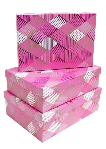Набор подарочных коробок А-180113 (Розовый)