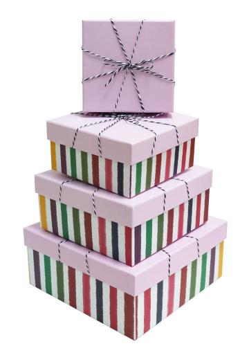 Набор подарочных коробок А-1873033/34 (Розовый)