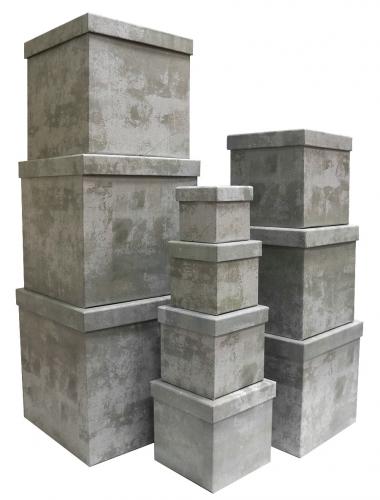 Набор подарочных коробок А-18103 (Лофт бетон)