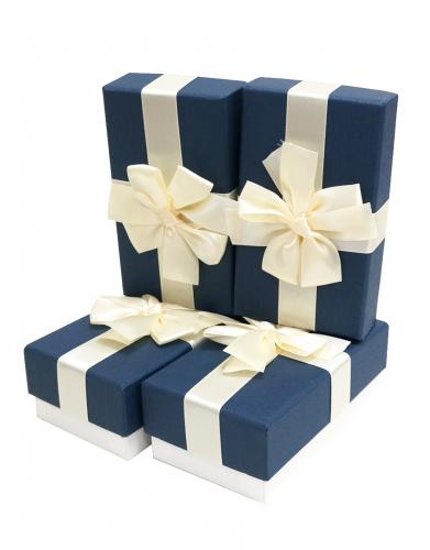 Набор подарочных коробок (один размер в упаковке) А-1845-16 (Синий)