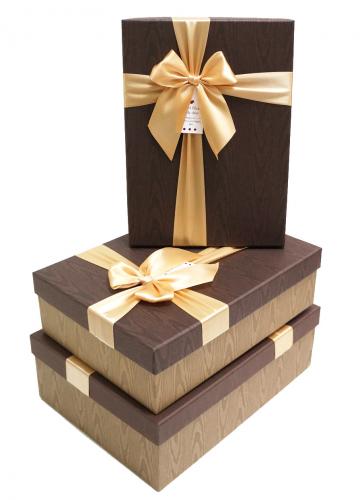Набор подарочных коробок А-18531 (Тёмно-коричневый)