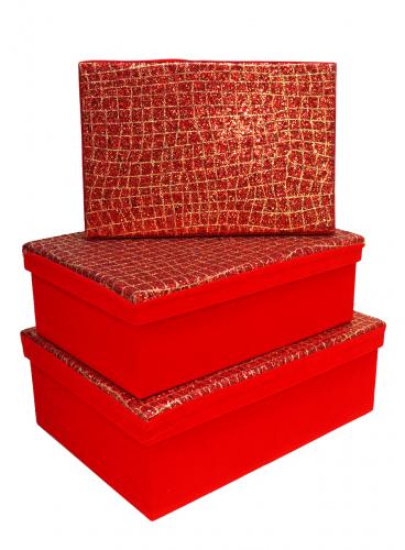 Набор подарочных коробок А-186214 (Красный)