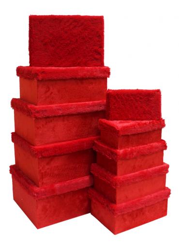 Набор подарочных коробок А-186712 (Красный)