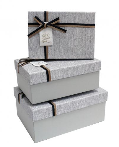 Набор подарочных коробок А-2308-18 (Серый)