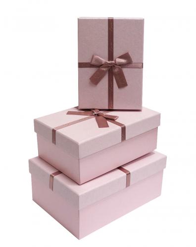 Набор подарочных коробок А-2308-25 (Розовый)
