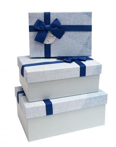 Набор подарочных коробок А-2308-35 (Голубой)