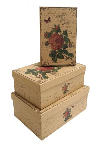 Набор подарочных коробок А-2316-19 (Роза)