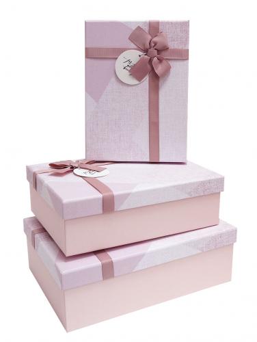 Набор подарочных коробок А-23601-62 (Розовый)