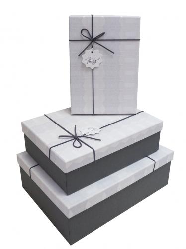 Набор подарочных коробок А-23701-41 (Серый)