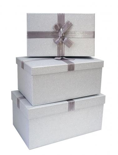 Набор подарочных коробок А-23803-23 (Серебряный)