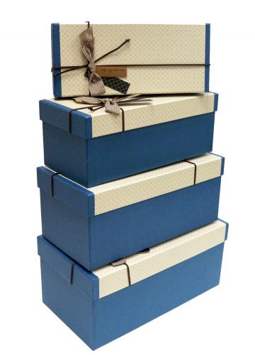 Набор подарочных коробок А-2518 (Синий)