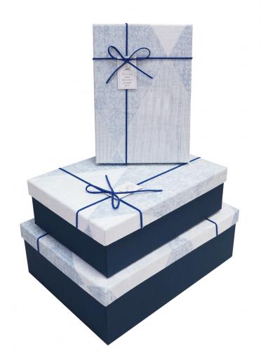 Набор подарочных коробок А-26422-3 (Синий)