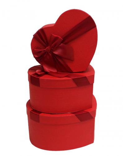 Набор подарочных коробок А-2723-10 (Красный)