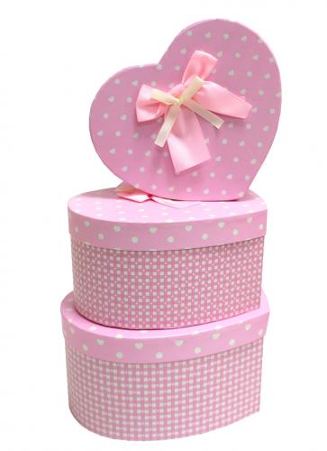 Набор подарочных коробок А-2723-15 (Розовый)