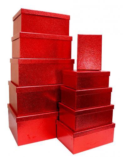 Набор подарочных коробок А-283 (Красный)