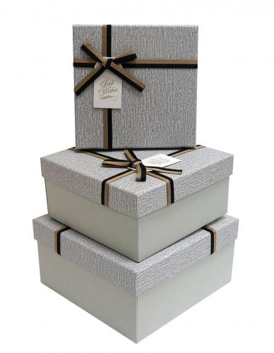 Набор подарочных коробок А-3308-18 (Серый)
