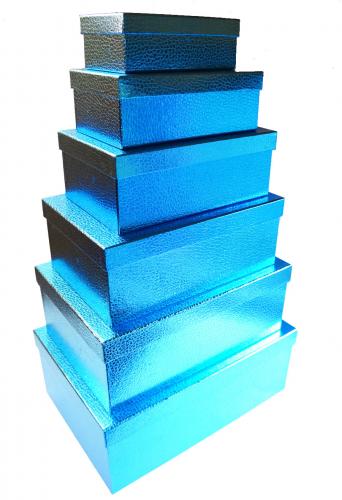 Набор подарочных коробок А-42 (Синий)
