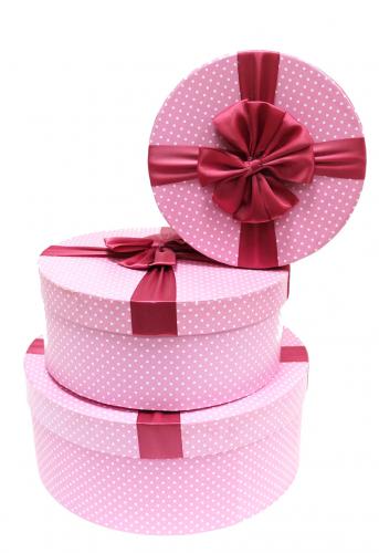 Набор подарочных коробок А-4308 (Розовый)