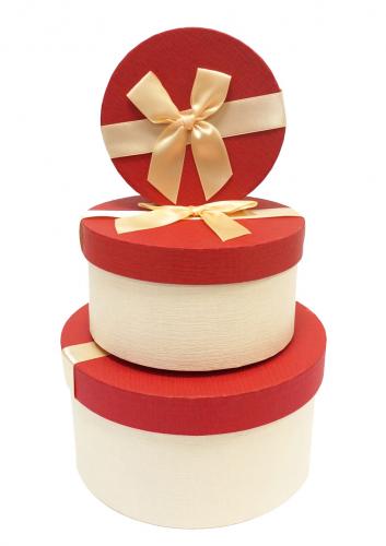 Набор подарочных коробок А-5301-4 (Красный)