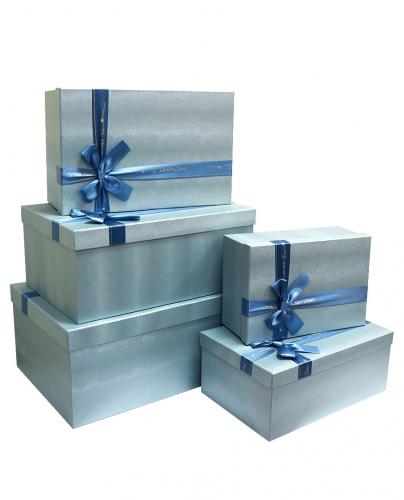 Набор подарочных коробок ГИГАНТ А-5501-9 (Серо-голубой)