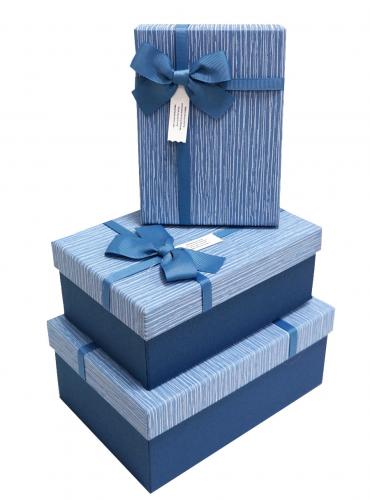Набор подарочных коробок А-61301-10 (Голубой)