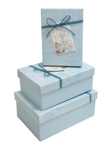 Набор подарочных коробок А-61306-26 (Голубой)