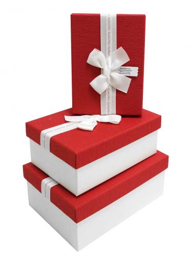 Набор подарочных коробок А-61301-4 (Красный)