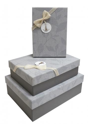 Набор подарочных коробок А-61306-4 (Серый)