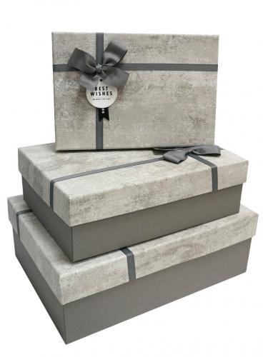 Набор подарочных коробок А-61306-7 (Серый)